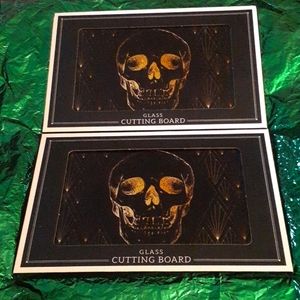 Halloween Glass cutting boards